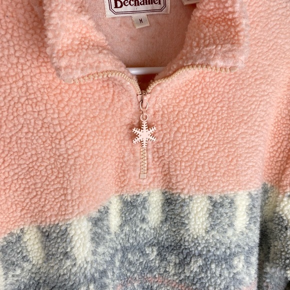 Vintage Bechamel berber sherpa quarter zip! - Picture 2 of 5